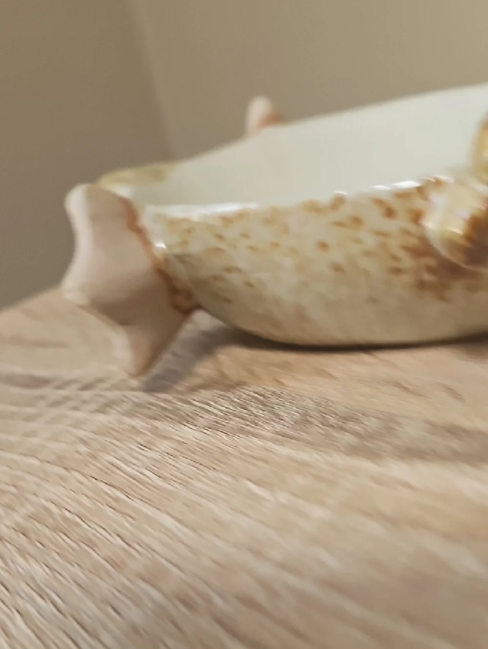 White Ceramic Glazed Pottery Duck Decorative Trinket Or Soap Dish Whimsy & Cute